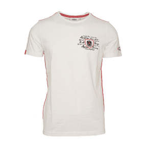 Österreich Adler T-Shirt Flammgarn weiß