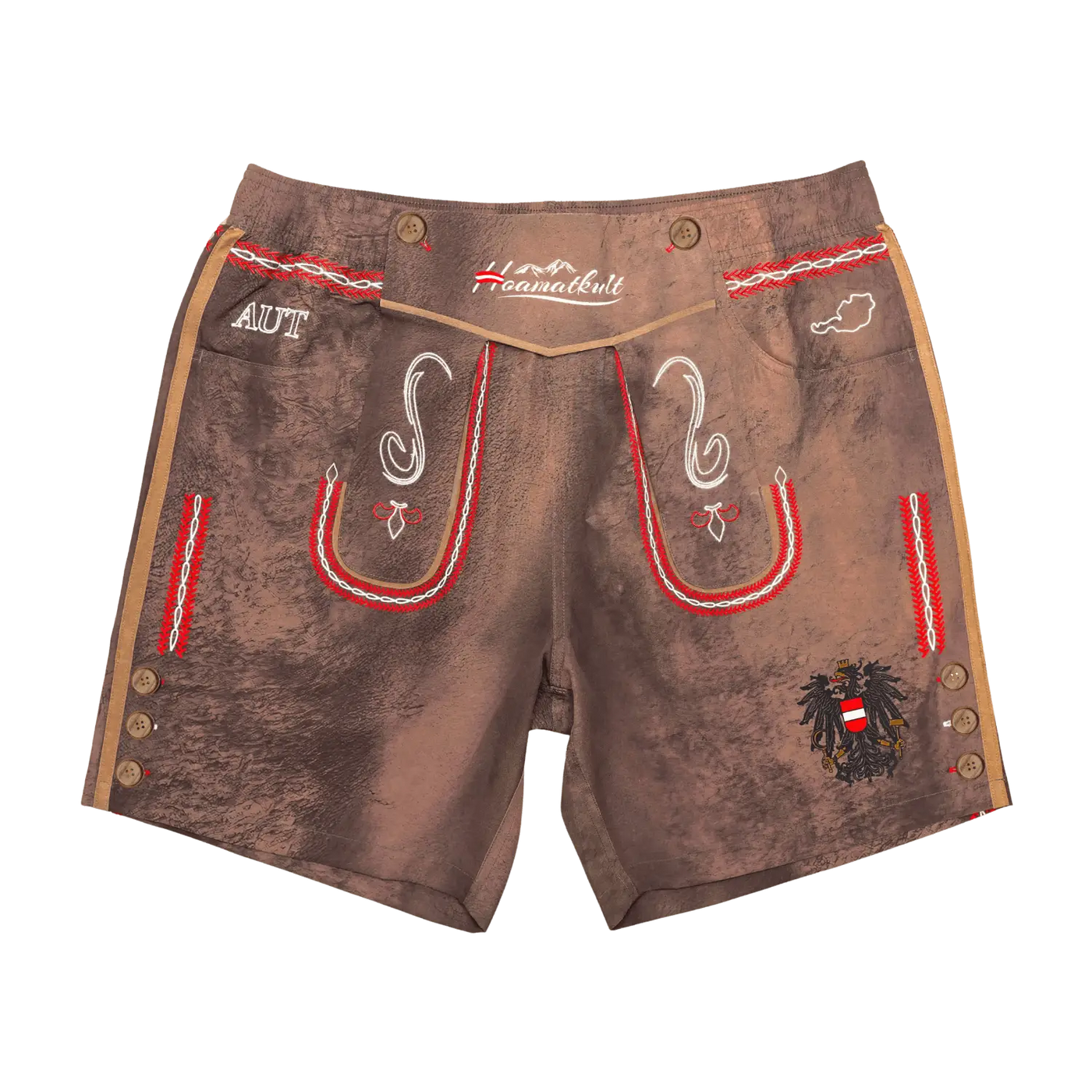 Österreich Adler Trachten Badehose