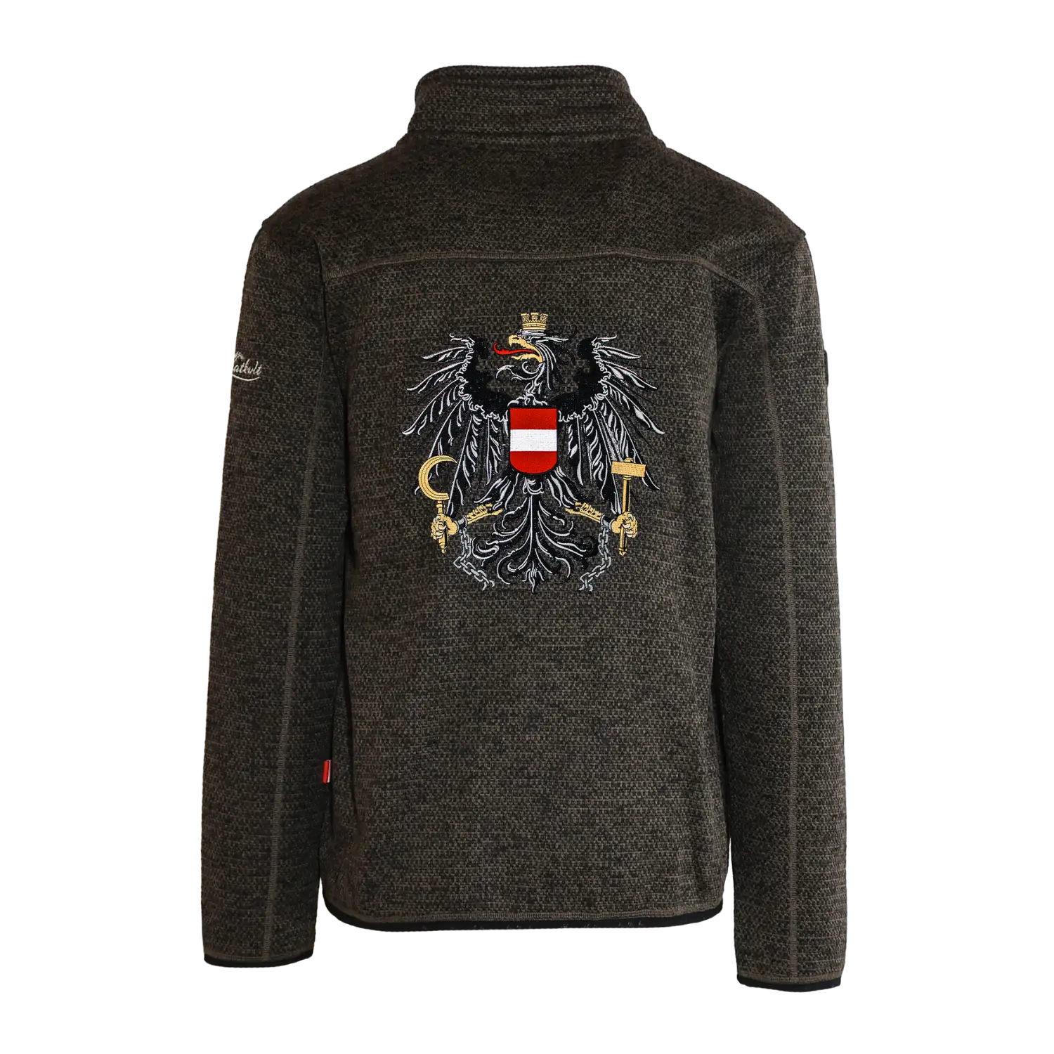 Österreich Kultjacke ohne Kapuze - Strickoptik