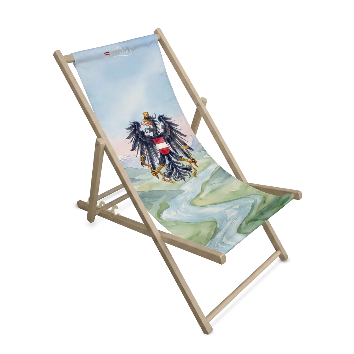 Österreich Adler Watercolor Liegestuhl