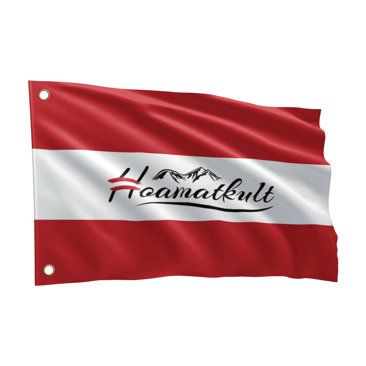 Österreich Fahne Hoamatkult Logo