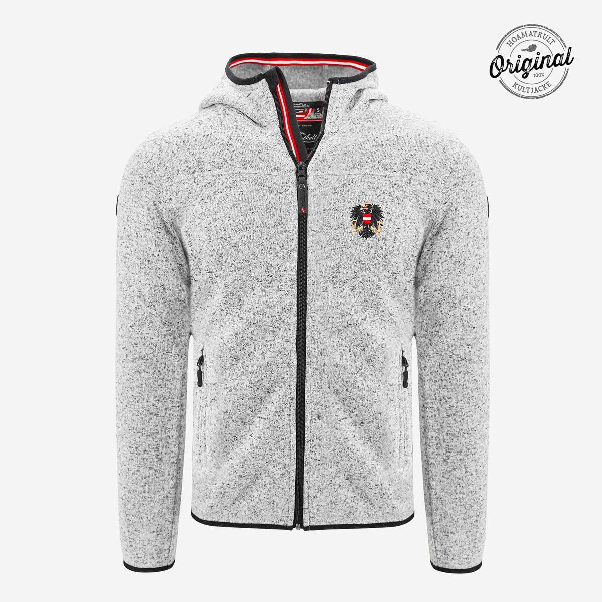 Österreich Kultjacke Herren #Farbe_Hellgrau