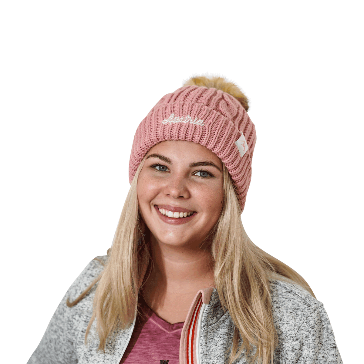 Österreich Mütze rosa