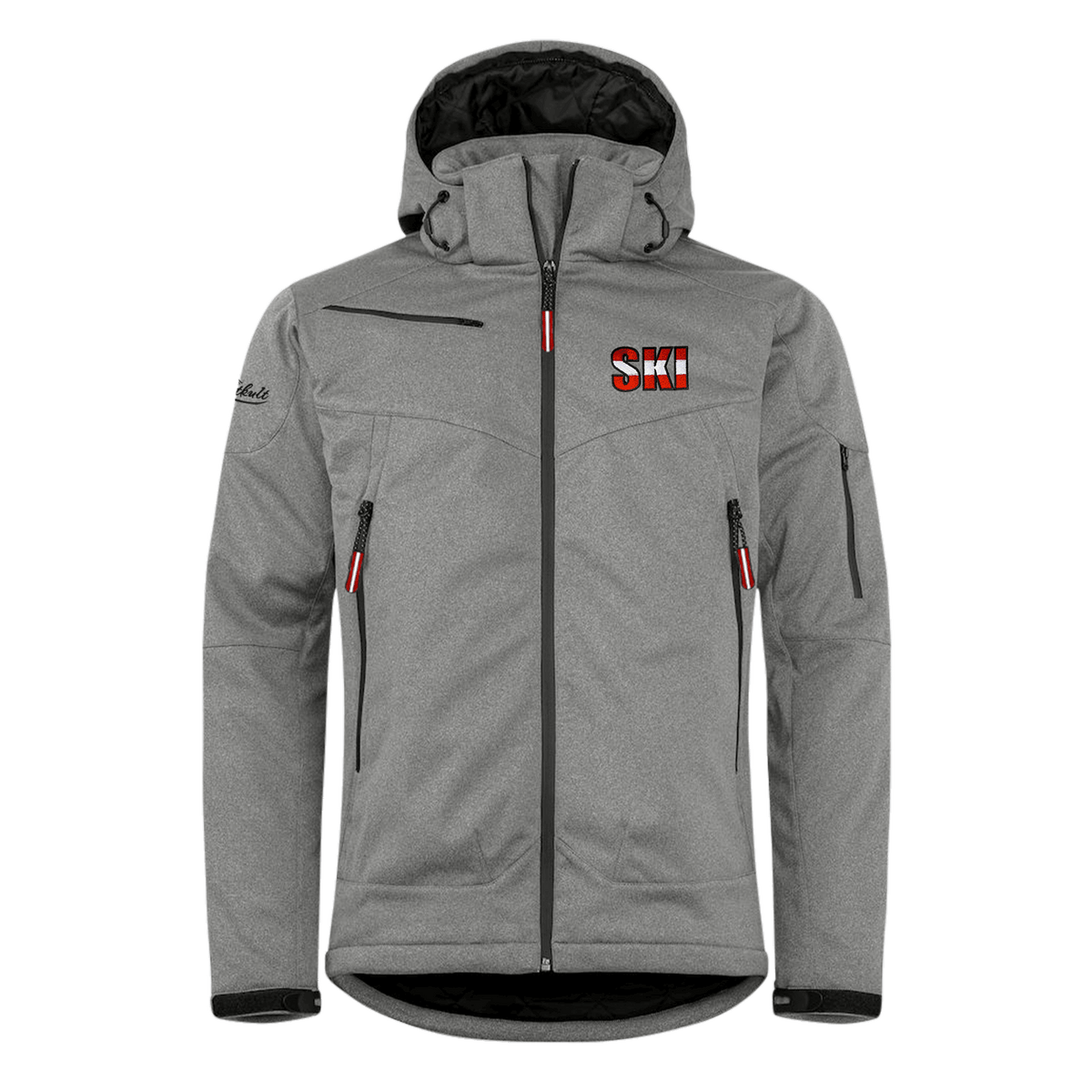 Österreich Skijacke hellgrau Herren #Farbe_Grau