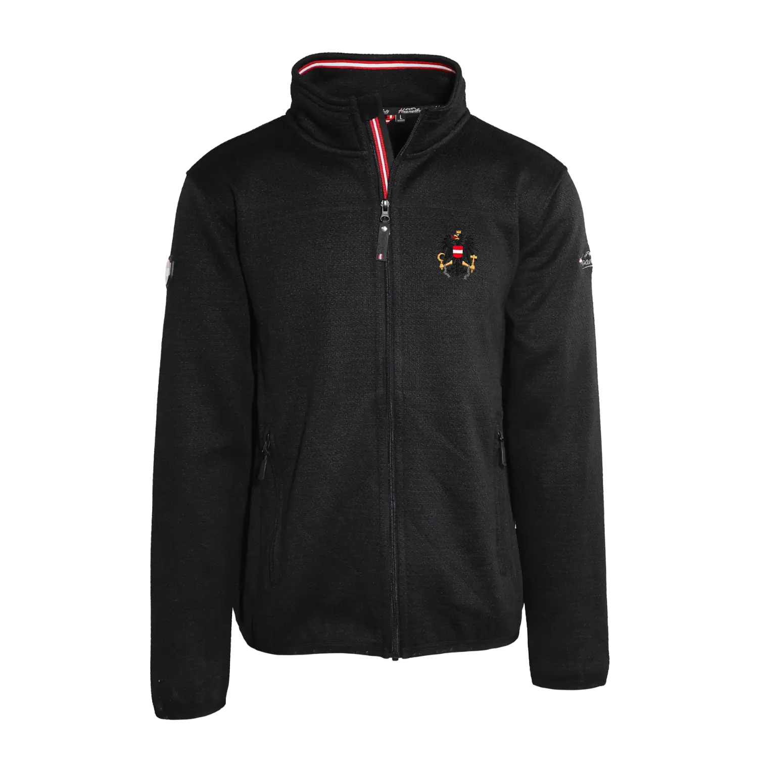 Österreich Kultjacke ohne Kapuze - Strickoptik