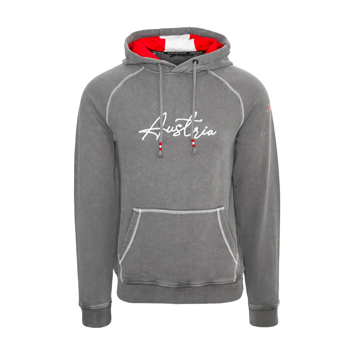 Österreich Vintage Pullover hellgrau  #Farbe_Hellgrau