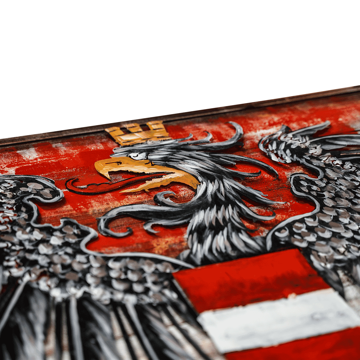 Österreich Wappen Holz Bild