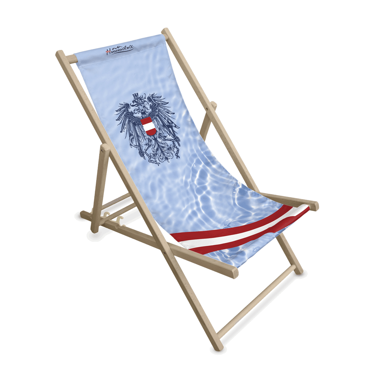 Pool Liegestuhl blau Österreich Adler