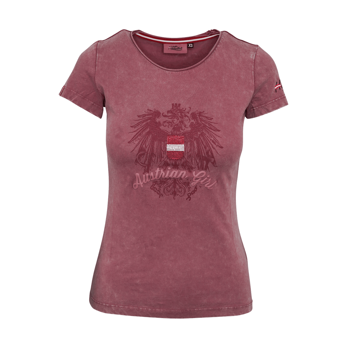Rosa Austrian Girl T-Shirt von Hoamatkult #Farbe_Rosa