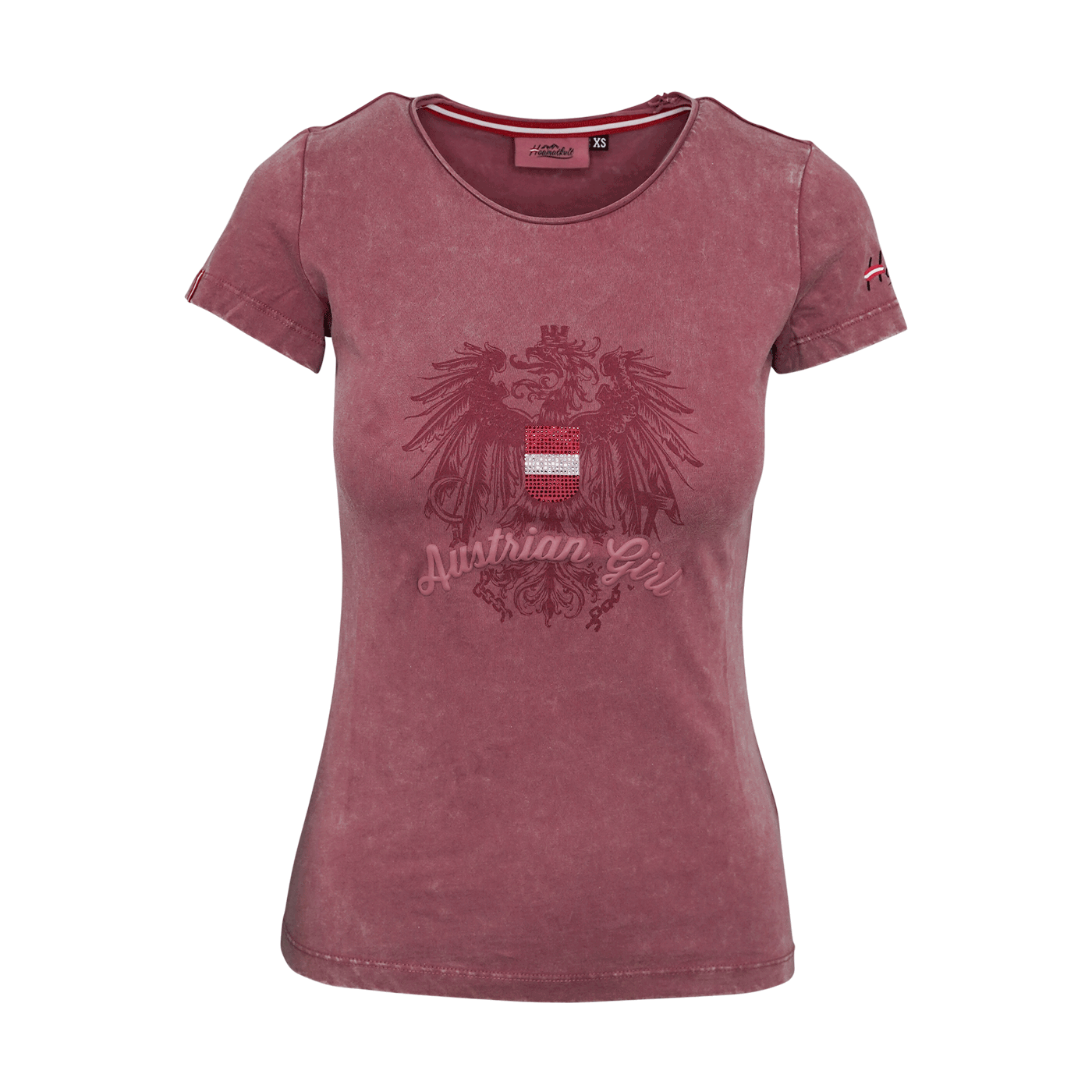 Rosa Austrian Girl T-Shirt von Hoamatkult #Farbe_Rosa