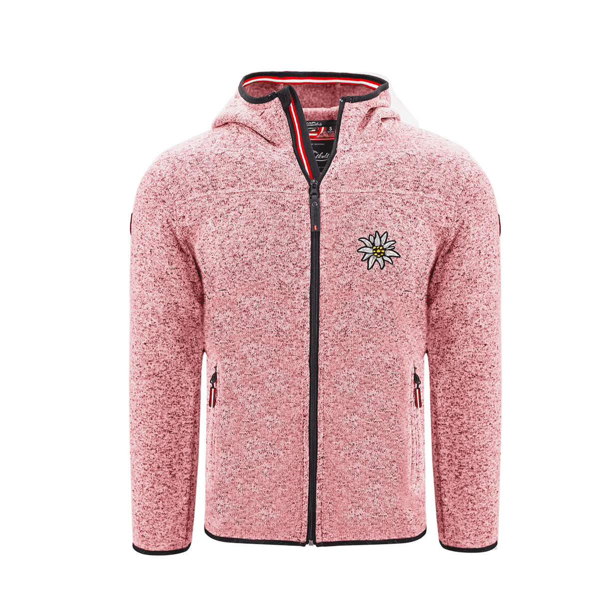 Rosa Kinder Edelweiss Jacke