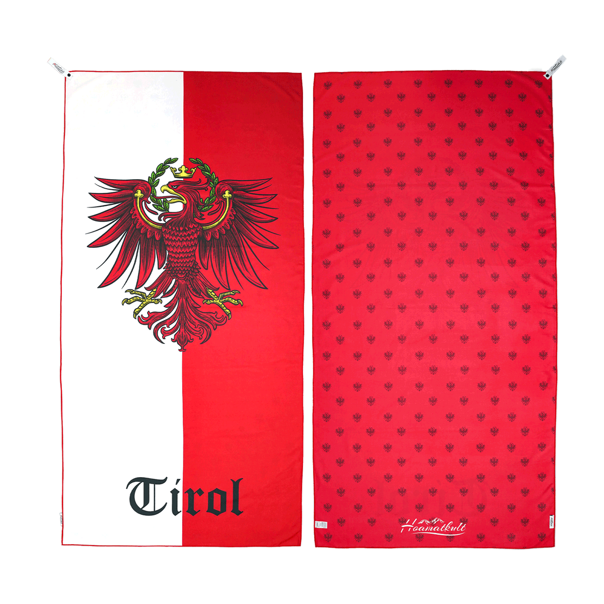 Rotes Tirol Adler Saunatuch