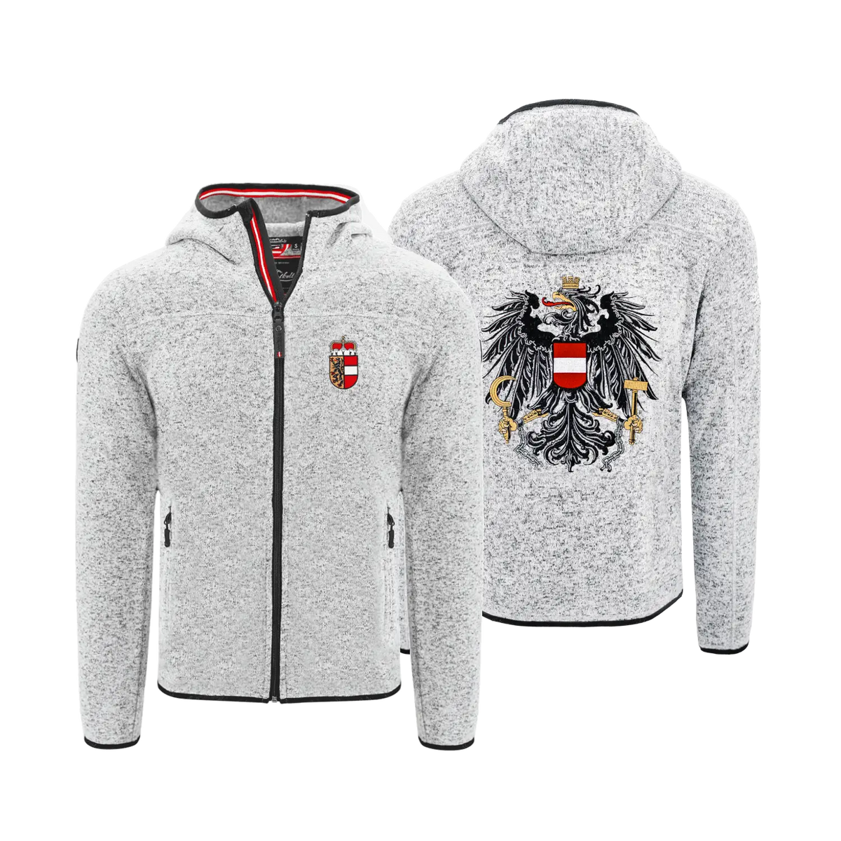 Salzburg Kultjacke für Herren hellgrau