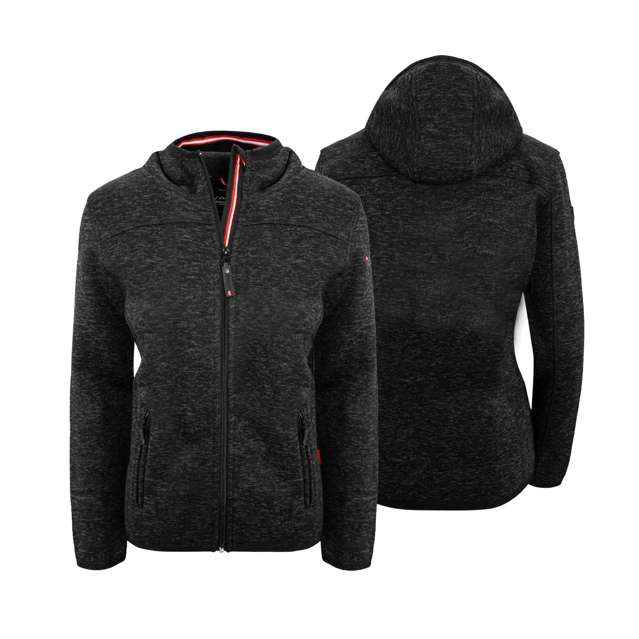 Schwarze Kultjacke für Damen Hoamatkult