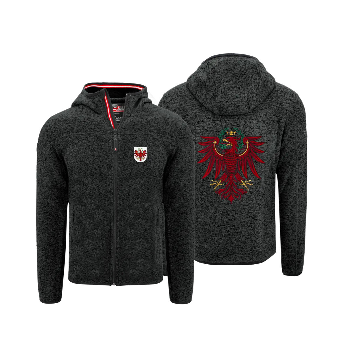 Schwarze Tirol Kultjacke Herren #Farbe_Schwarz