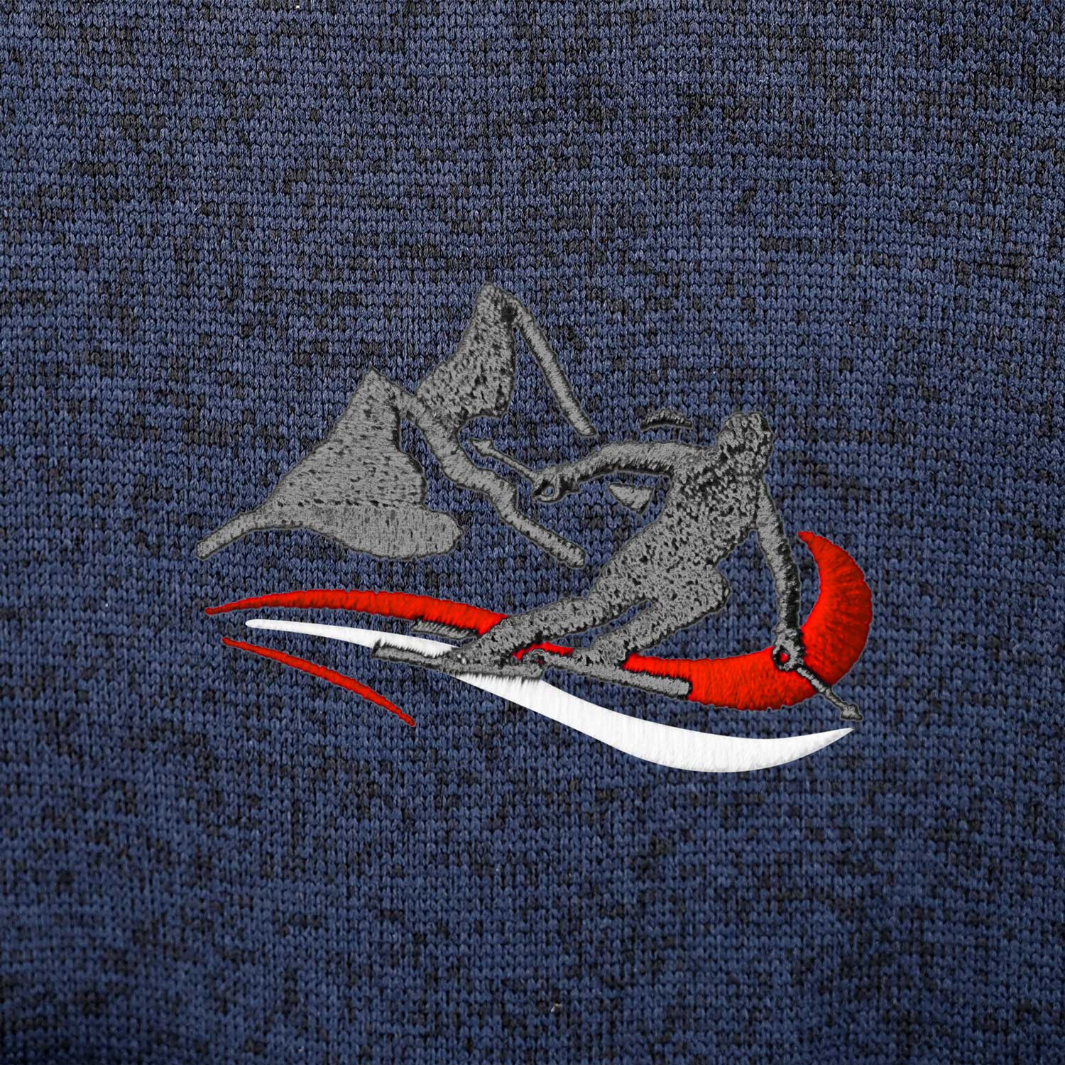 Kultjacke ohne Kapuze - Berg/Skifahrer