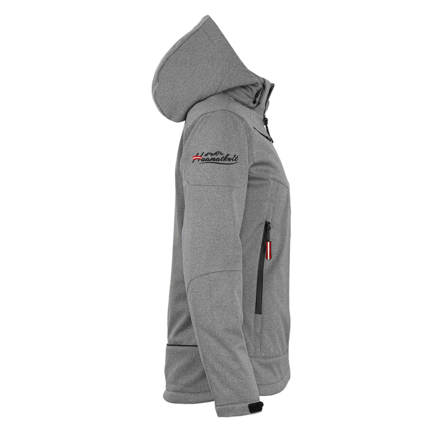 Ski Damen Skijacke grau seitlich web