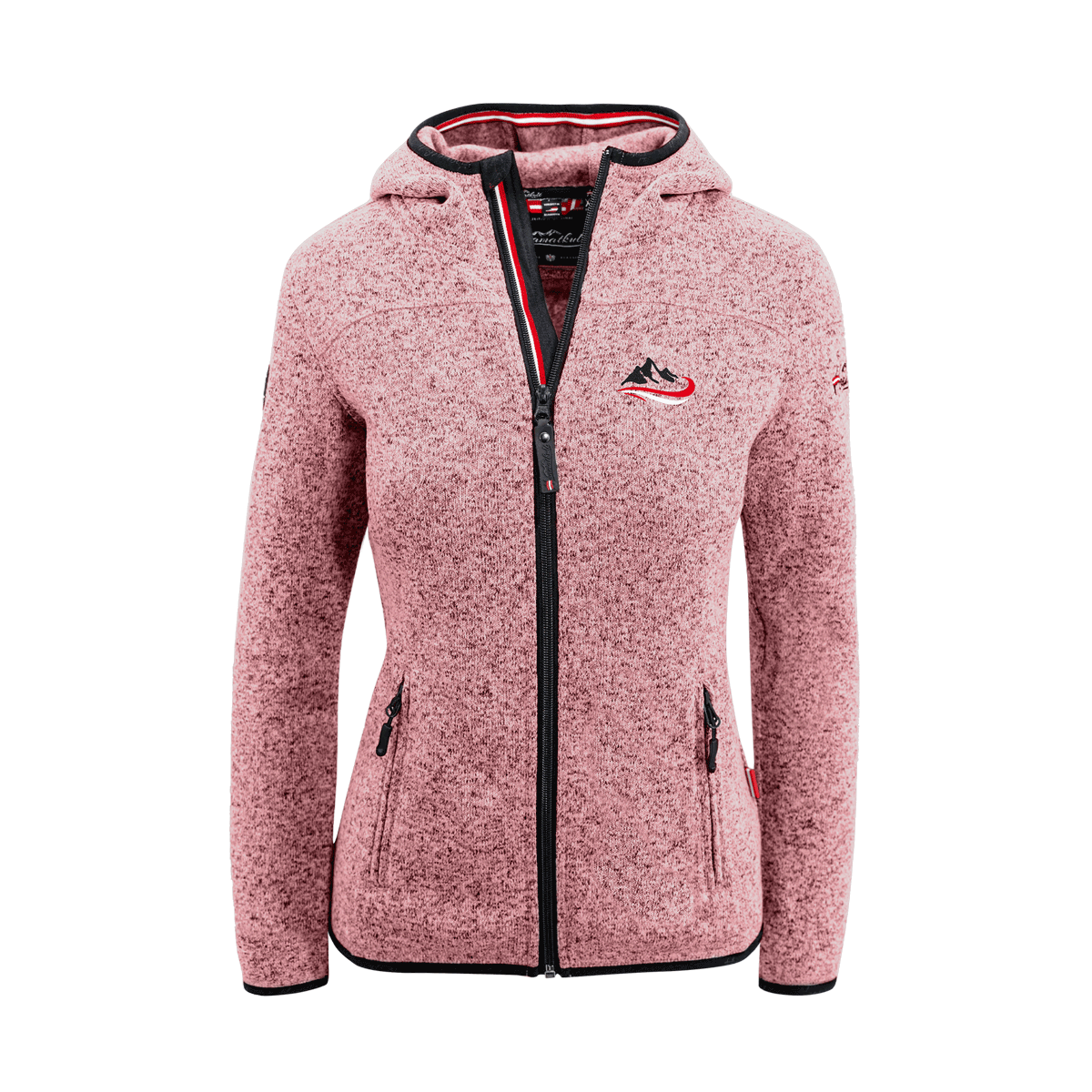 Ski Fleece Weste Damen rosa