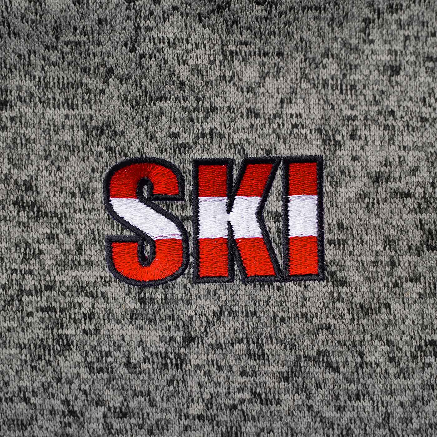 Kultjacke ohne Kapuze - Ski rot-weiss-rot