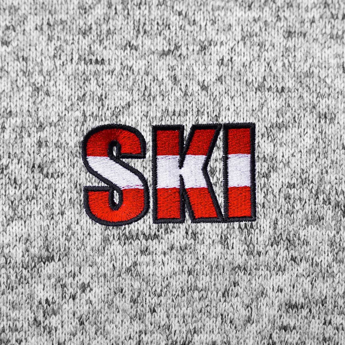 Kultjacke ohne Kapuze - Ski rot-weiss-rot