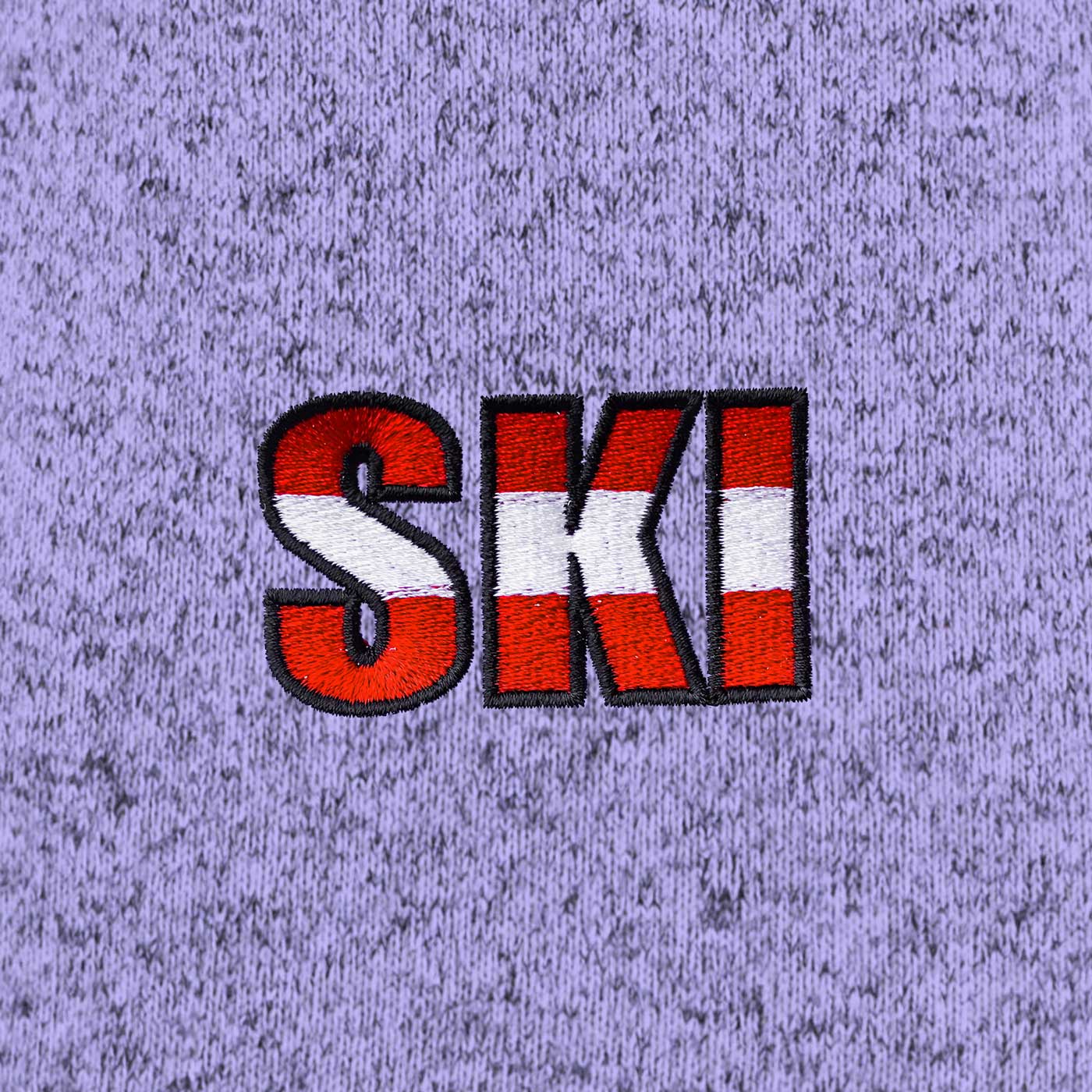 Kultjacke mit Kapuze - Ski rot-weiss-rot
