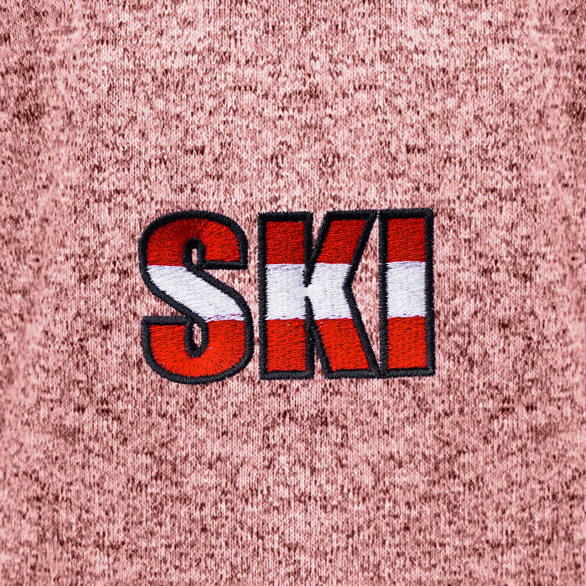 Kultjacke ohne Kapuze - Ski rot-weiss-rot