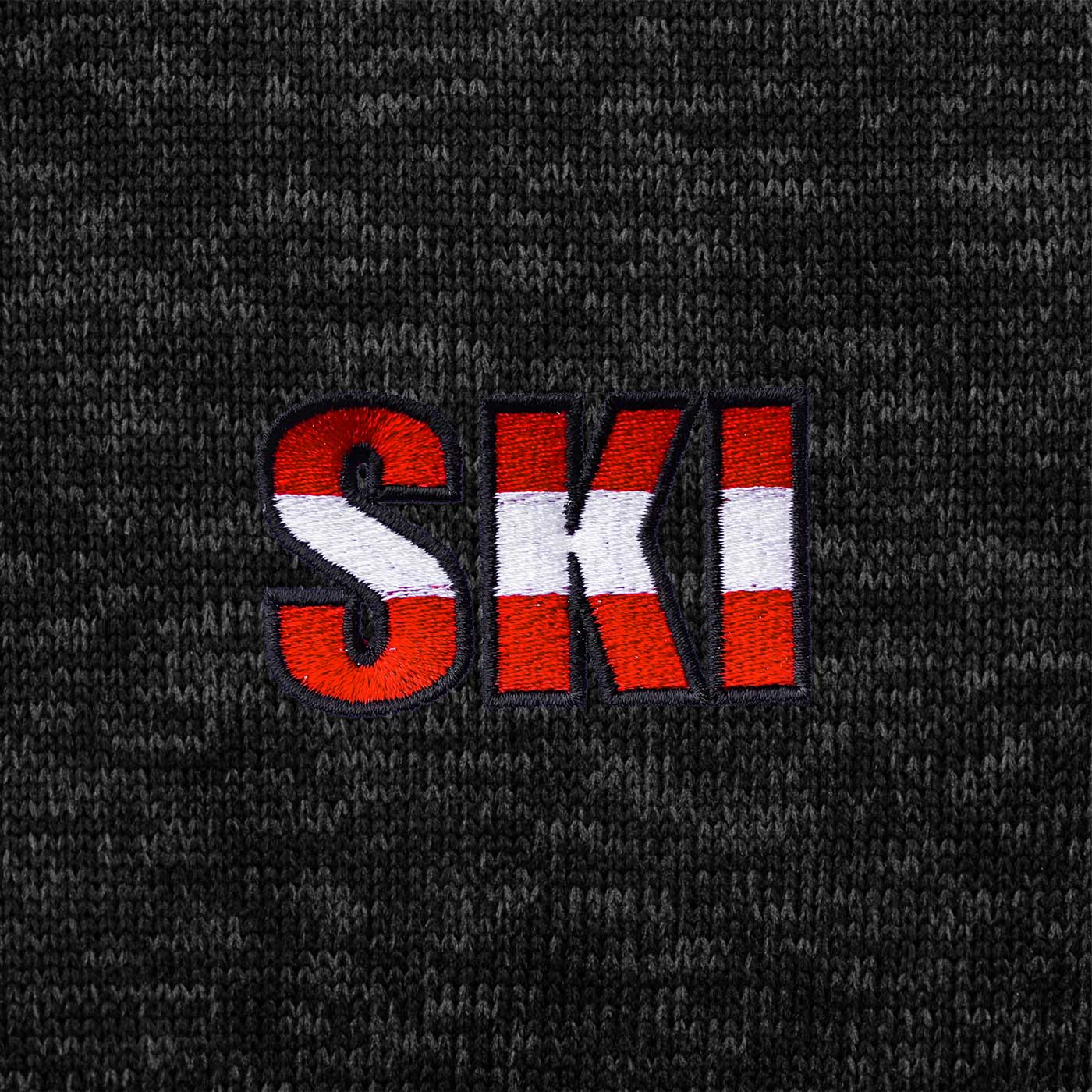 Kultjacke ohne Kapuze - Ski rot-weiss-rot