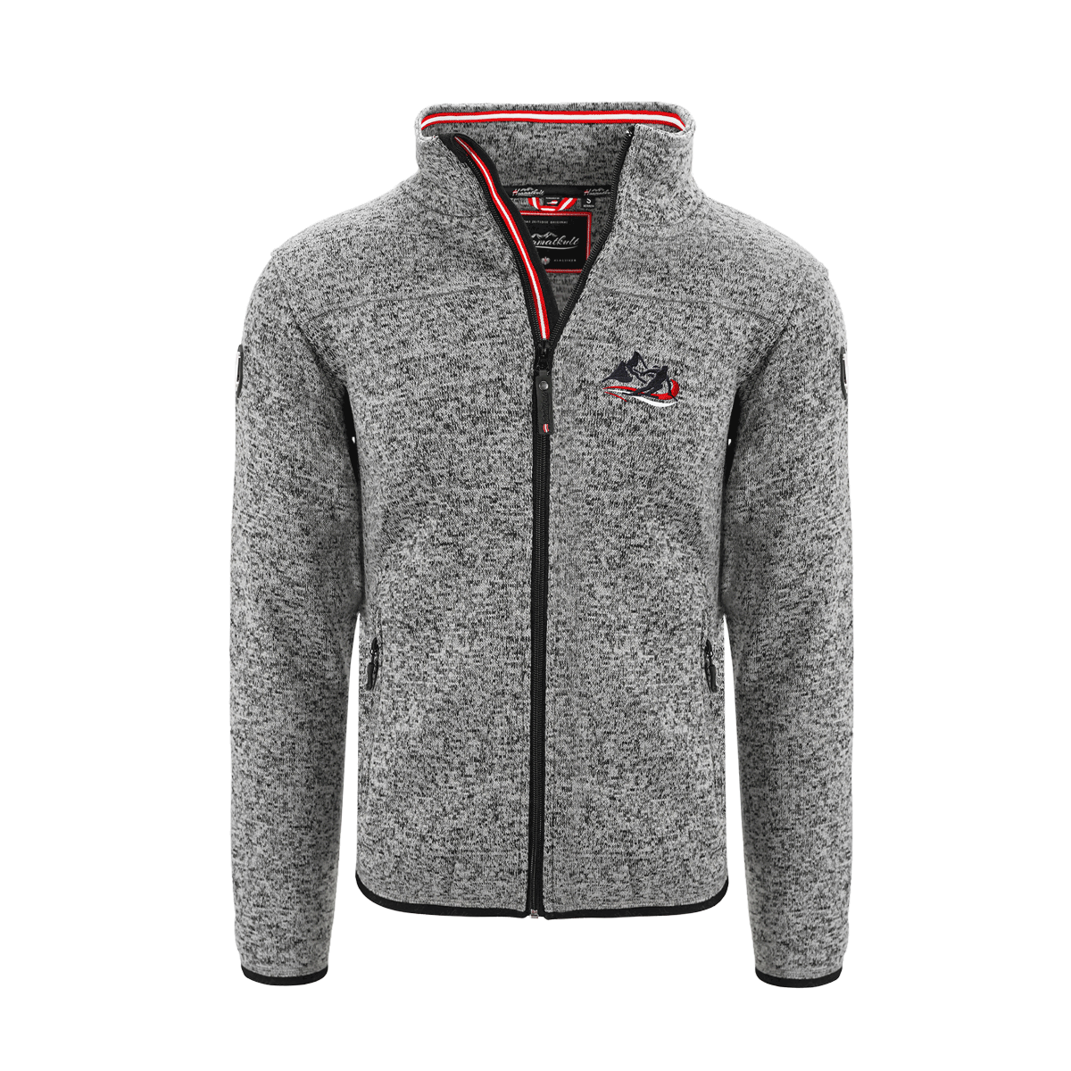 Kultjacke ohne Kapuze - Berg/Skifahrer