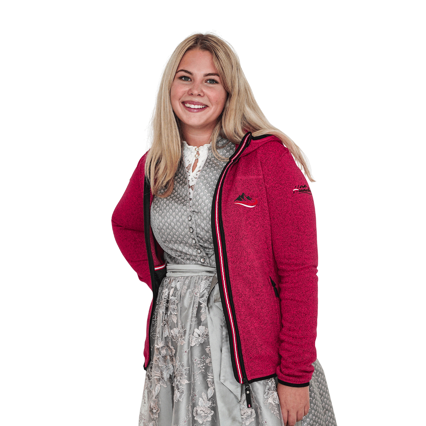 Ski Weste Damen Magenta