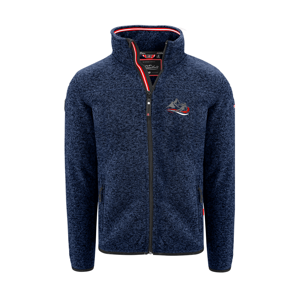 Kultjacke ohne Kapuze - Berg/Skifahrer