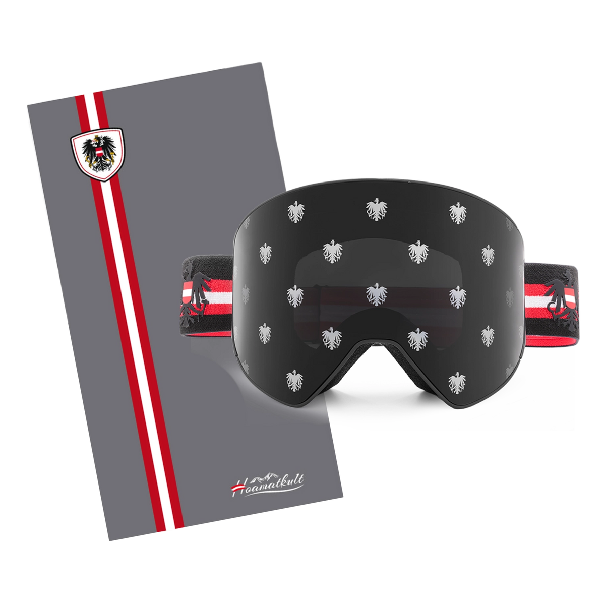 Skibrille Multiscarf gratis #Farbe_Schwarz