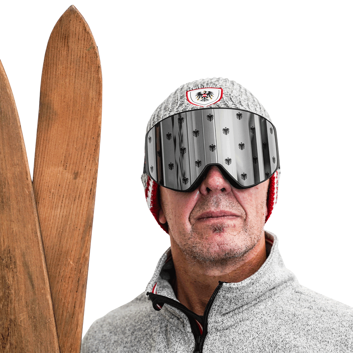 Skibrille Österreich Adler