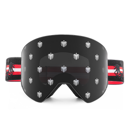 Skibrille schwarz Österreich Adler