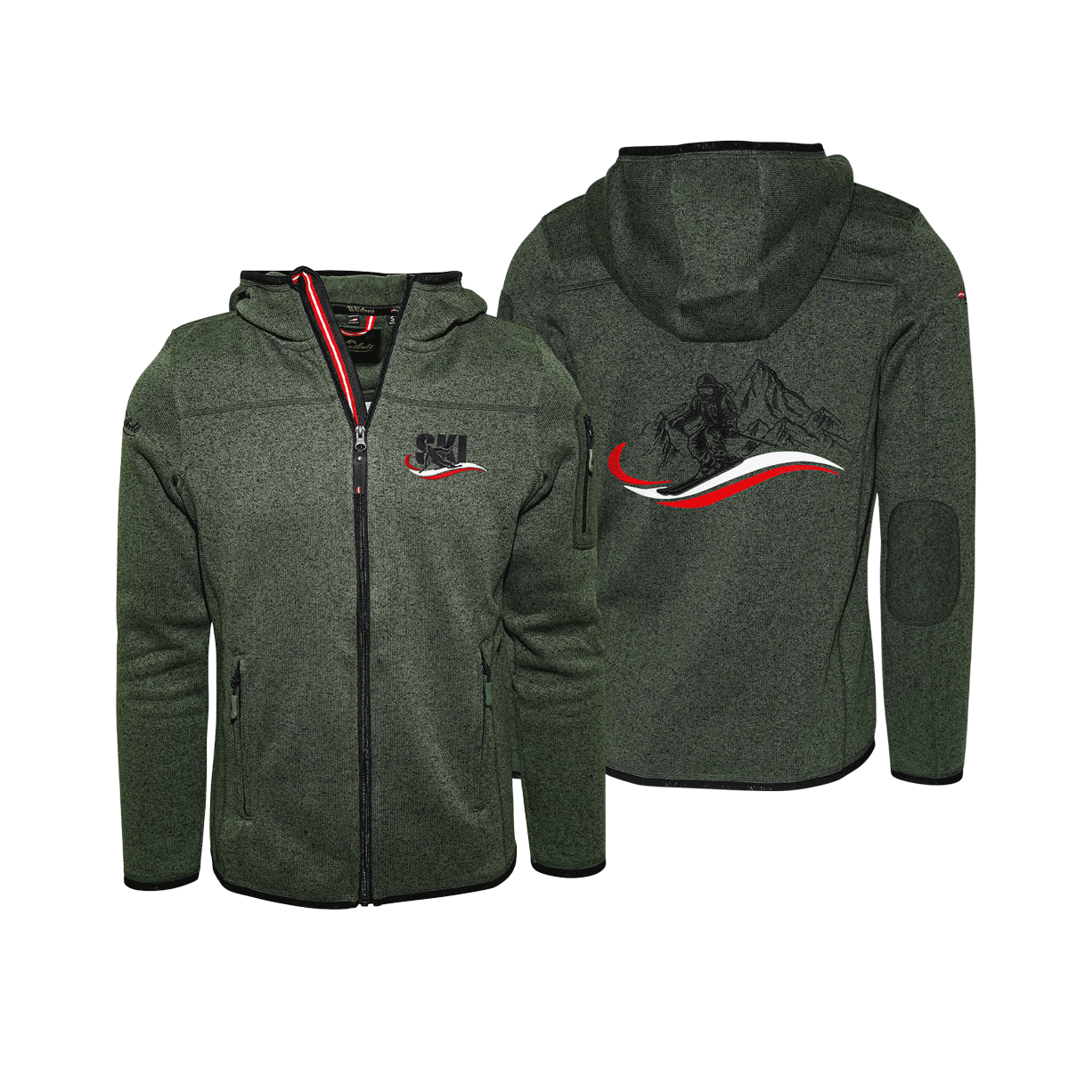 Skikollektion Herren Jacke grün #Farbe_Dunkelgrün