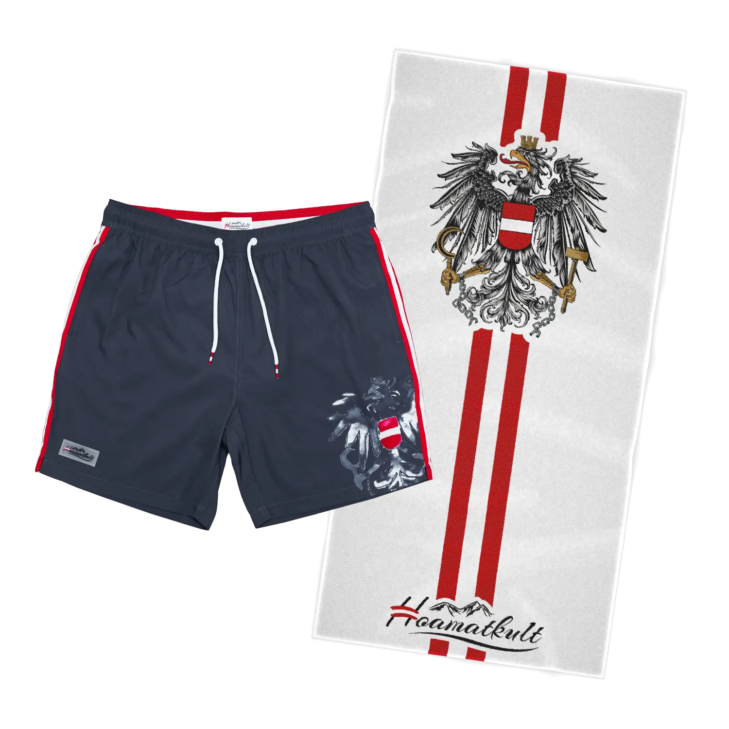 Sommer Kombo Badehose Badetuch