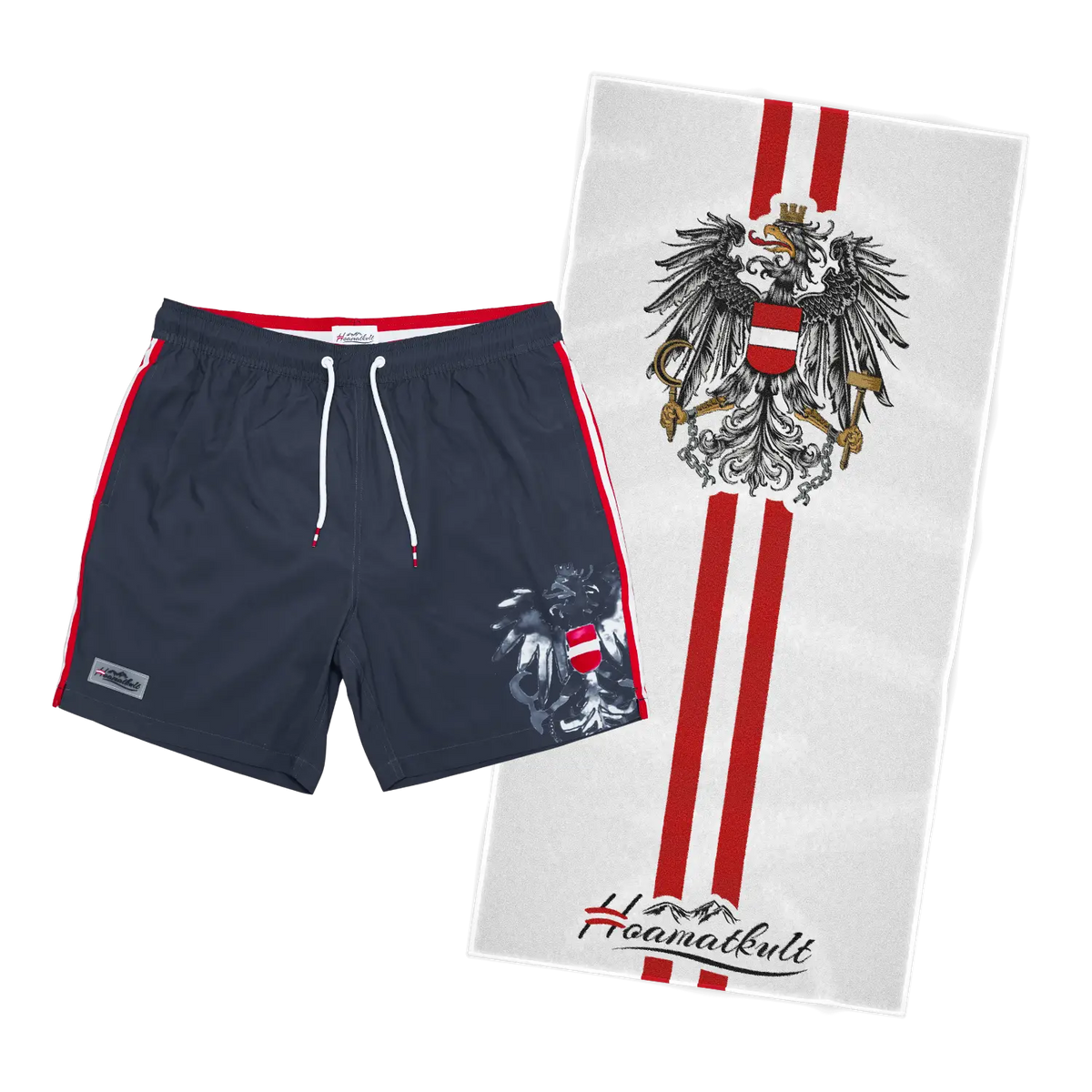 Sommer Kombo Badehose Badetuch