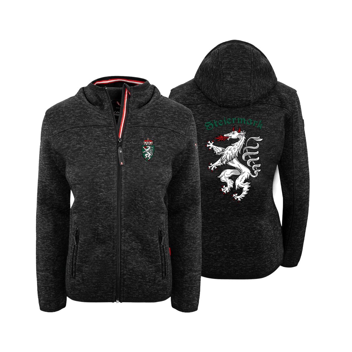 Steirer Damen Jacke schwarz #Farbe_Schwarz