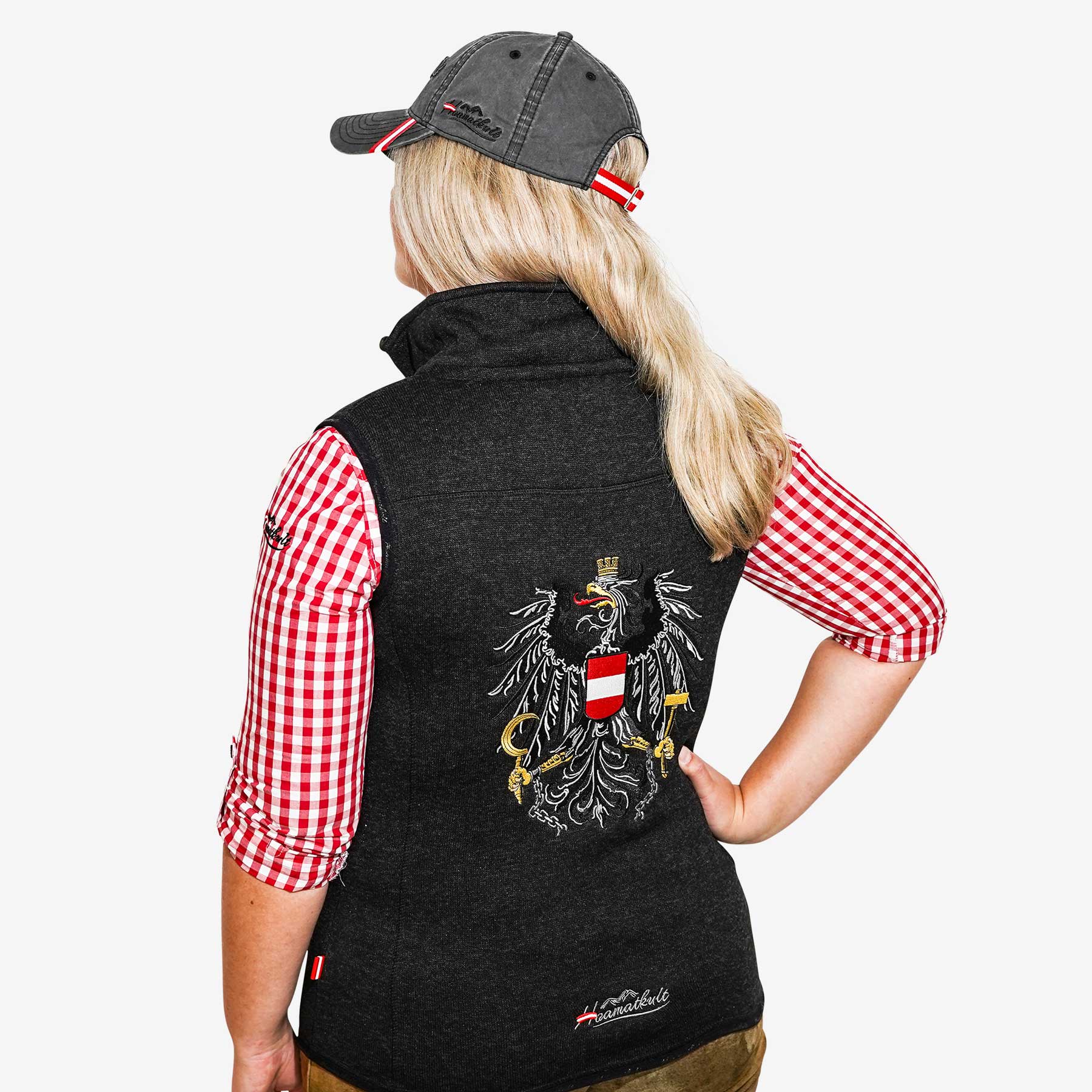 Strickfleece Gilet Damen
