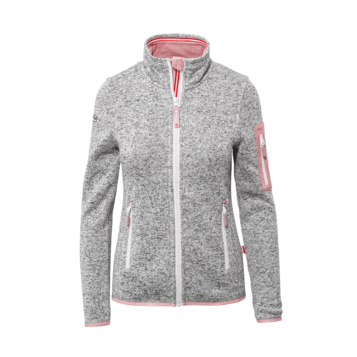 Strickfleece Jacke Alpenmode