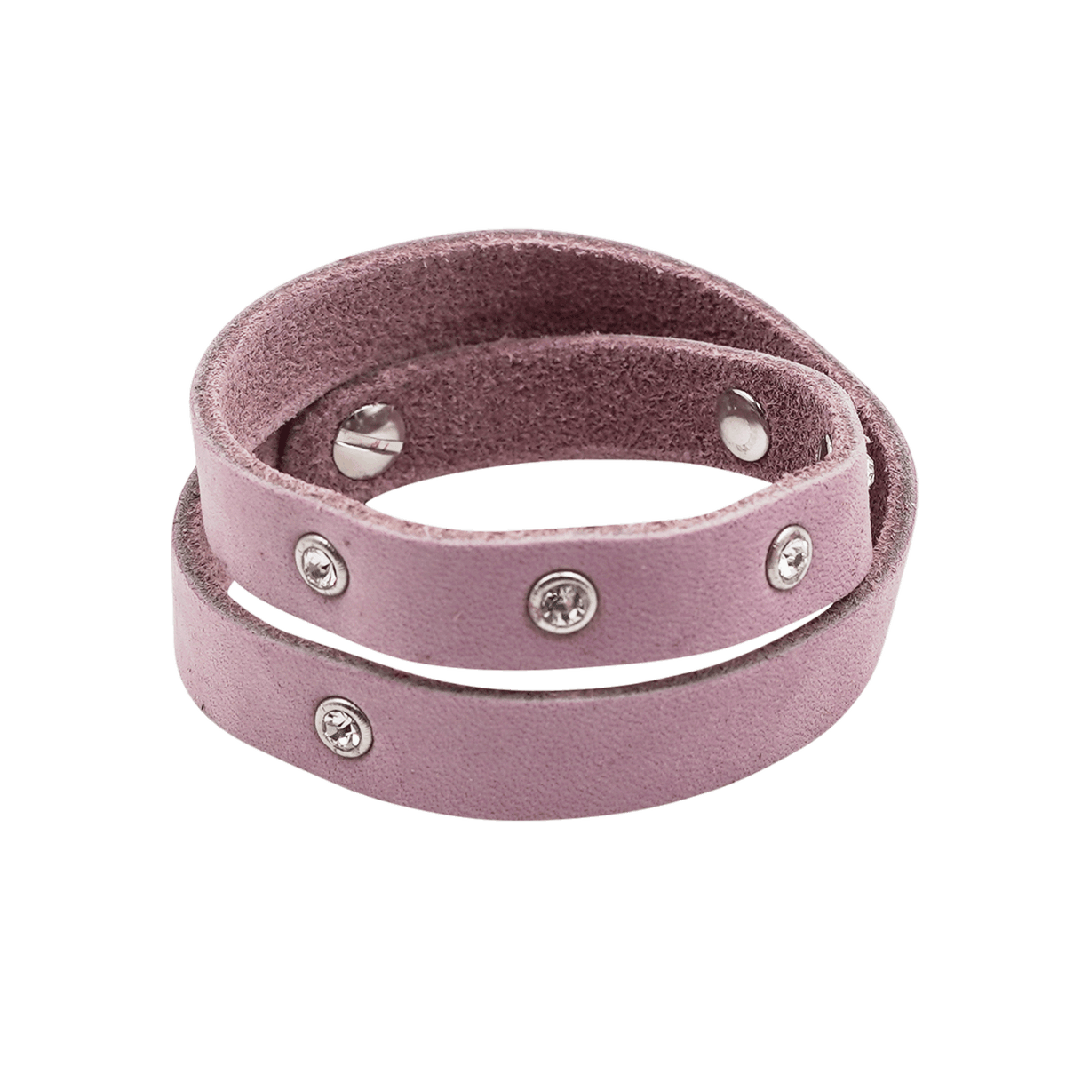 Trachten Armband rosa für Damen Echtleder