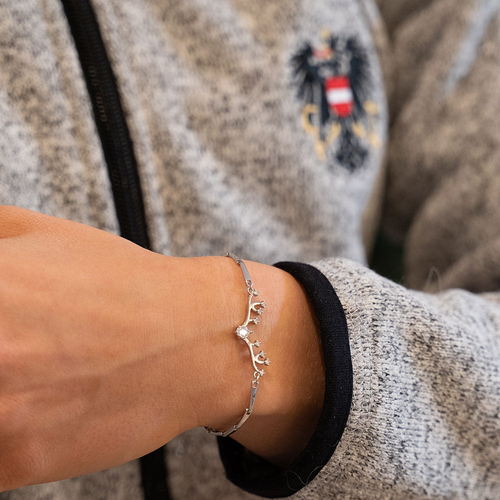 Trachten Kette Armband Silber