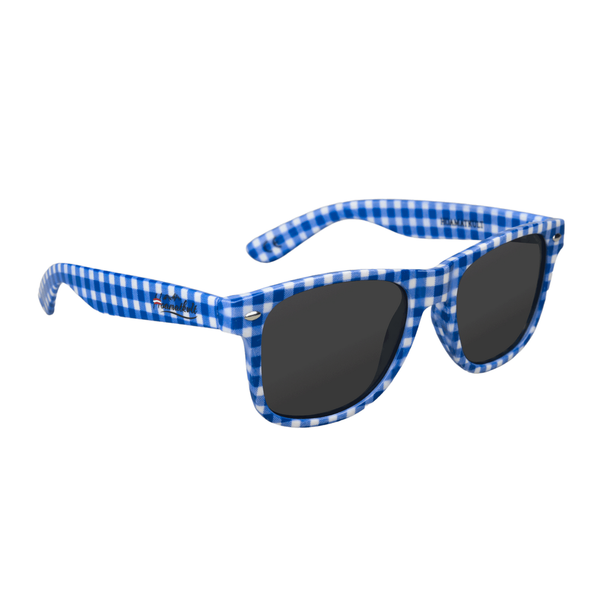Trachten Sonnenbrille blau kariert