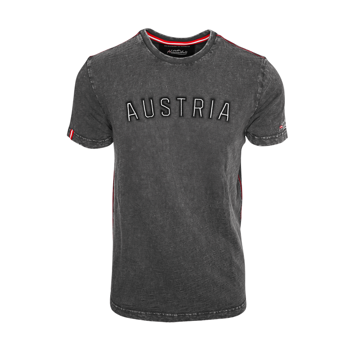 Trachten T-Shirt dunkelgrau für Herren Österreich