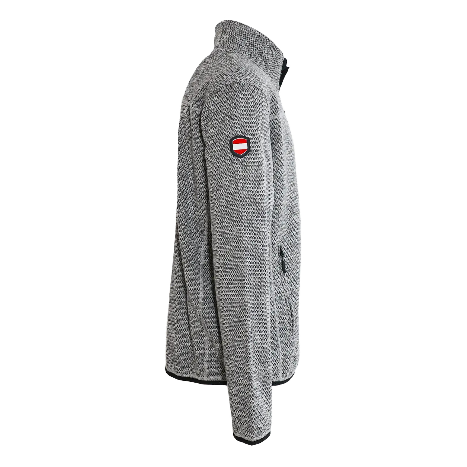 Österreich Kultjacke ohne Kapuze - Strickoptik