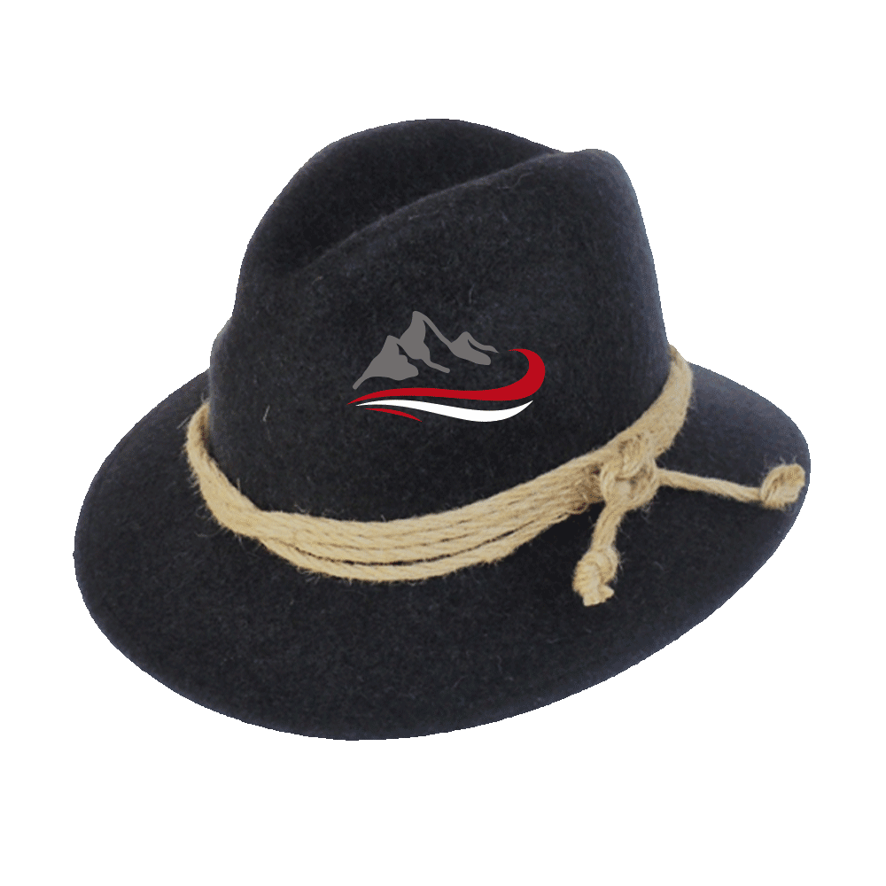 Österreich Berg Trachtenhut aus Filzwolle