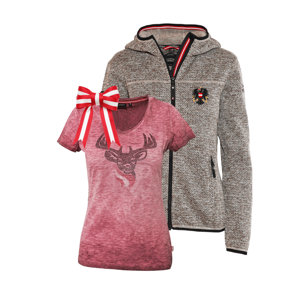 Trachtig Damen Hellbraun #Farbe_Hellbraun-Strick