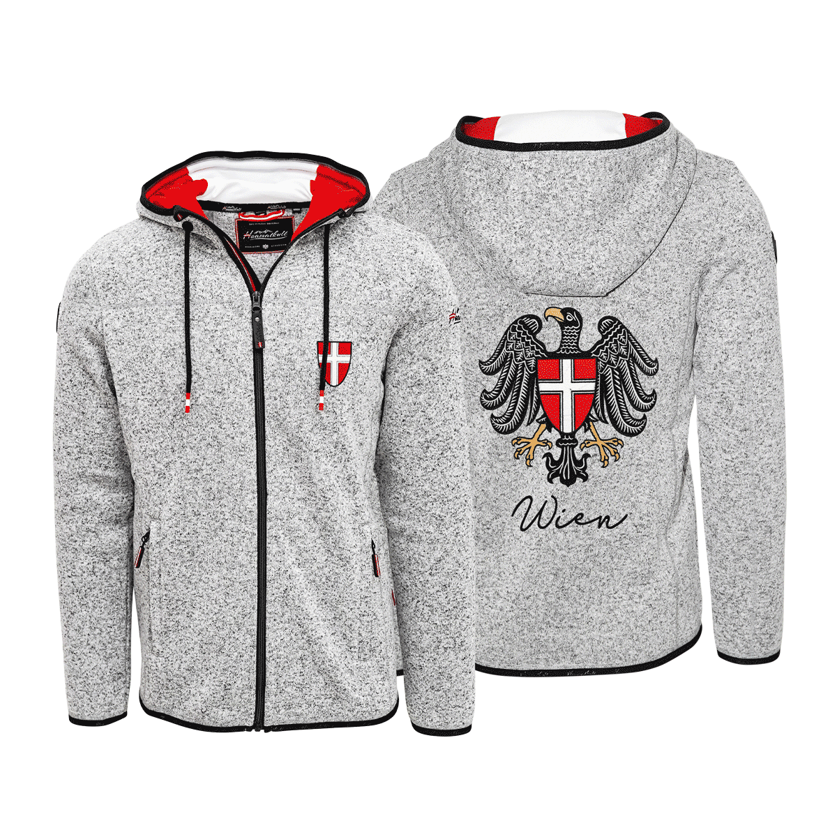 Wien Kapuzenjacke Fleece
