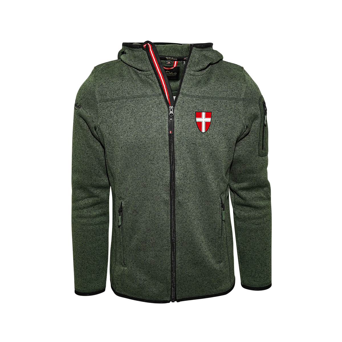 Wien Wappen Herren Jacke dunkelgrün #Farbe_Dunkelgrün
