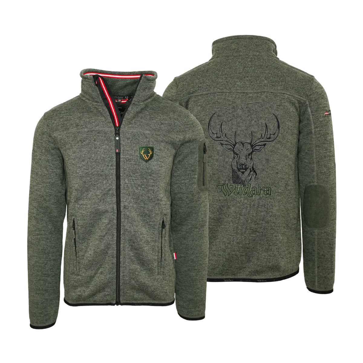 Wüdara Kultjacke Herren dunkelgrün