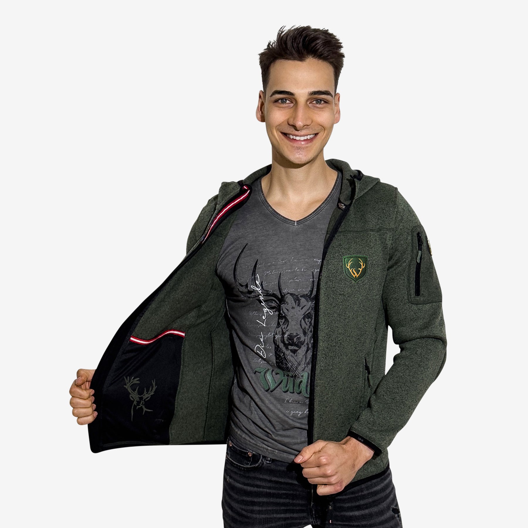 Wüdara Strickfleece Jacke
